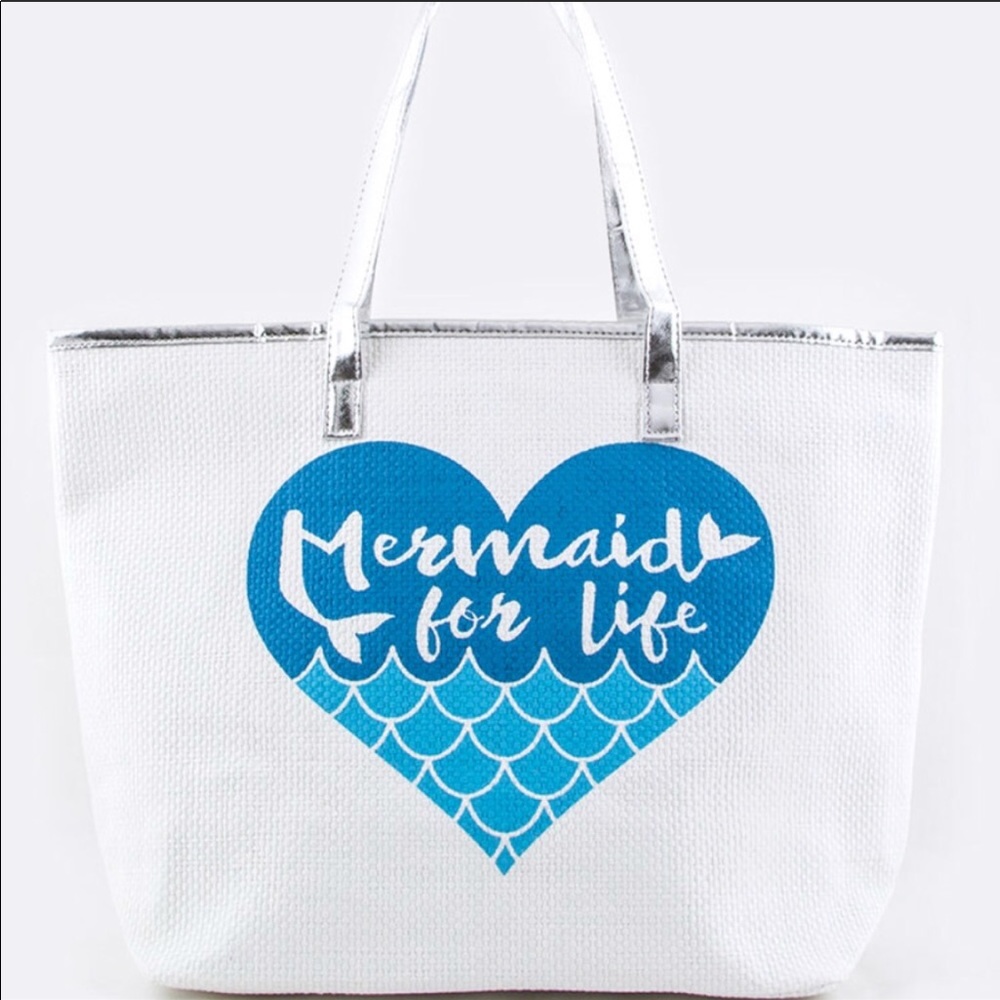Mermaid beach tote